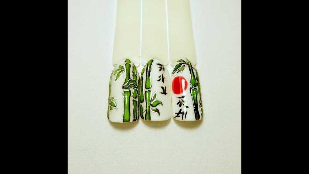 Китайская роспись на ногтях - пошаговое описание технологии нанесения рисунка для начинающих
