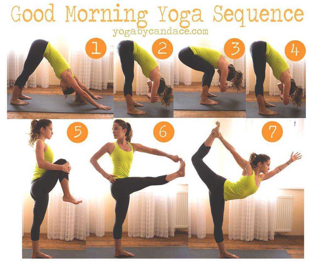 Утренний комплекс йоги для начинающих