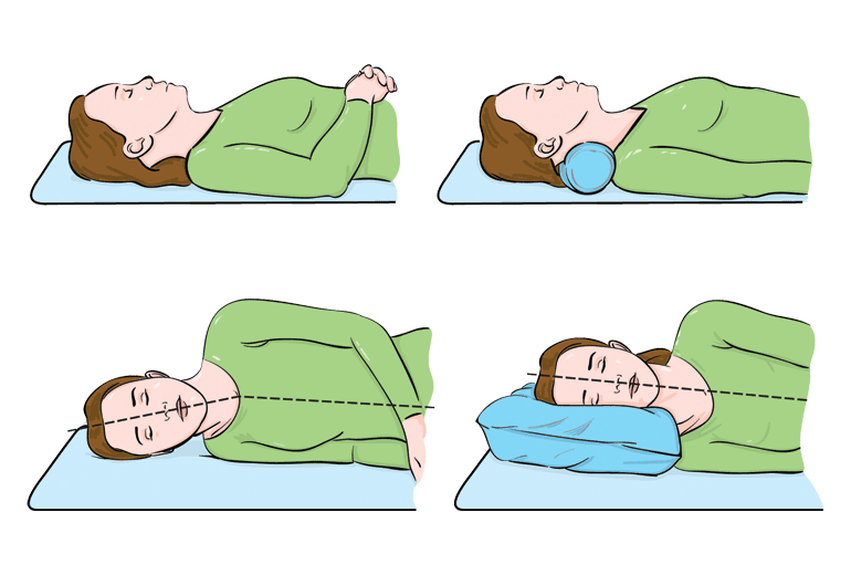 Как нужно лежать после. Положение головы на подушке. Спать на спине. Правильное лежание на подушке. Правильное положение для сна.
