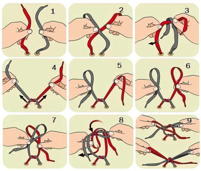 Как завязать шнурки, чтобы не развязывались, полезные советы