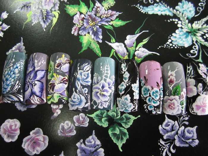 Маникюр с сакурой: 100 фото красивого дизайна ногтей