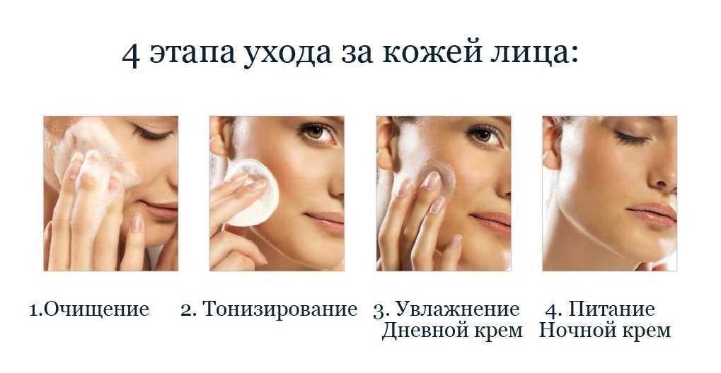 Уход за кожей лица: три шага
