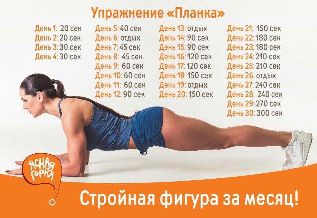 Упражнение планка — как правильно делать, польза и противопоказания