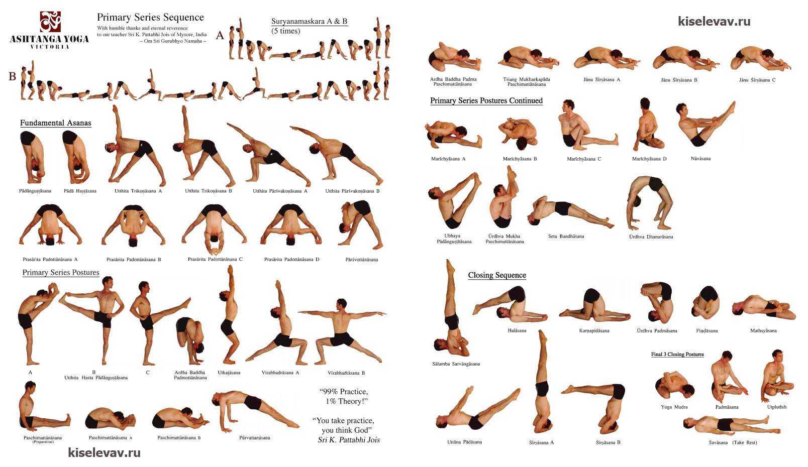 Йога для начинающих упражнения с фото